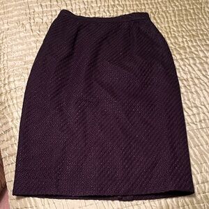 Talbots Black Pencil Skirt